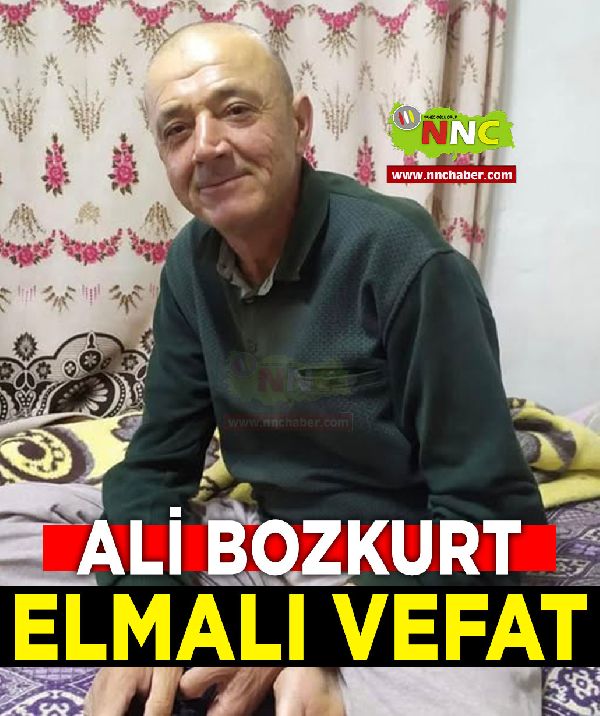 Elmalı Vefat Ali Bozkurt