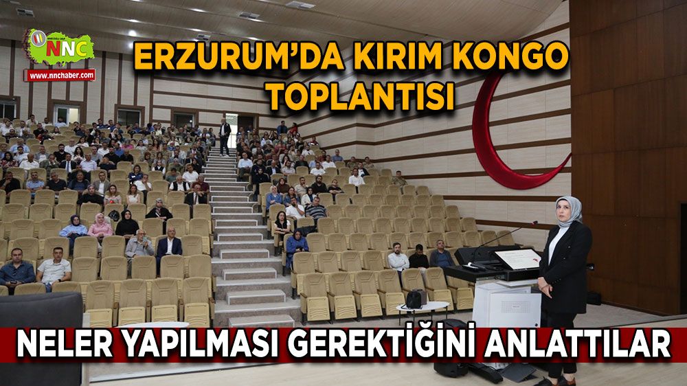 Erzurum'da kamu personeline "Kırım Kongo Kanamalı Ateşi "eğitimi