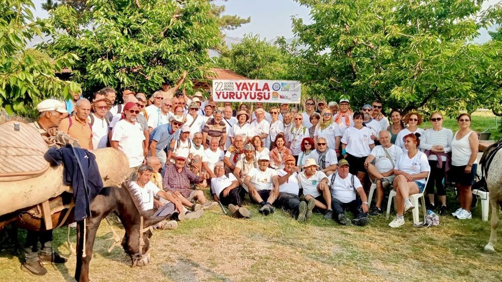 Fethiye’de Yayla Yürüyüşü tamamlandı