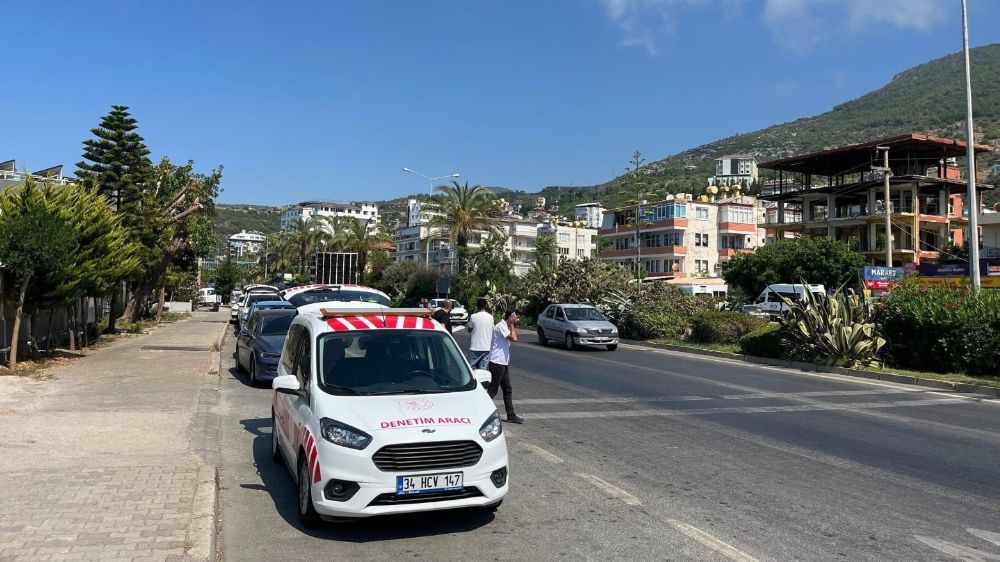 Gazipaşa'da korsan taşımacılık yapan 5 araç trafikten men edildi