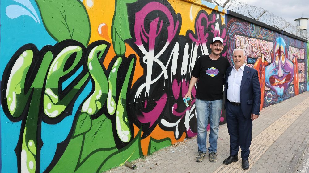Gençler, Graffiti Şenliği ile kente renk kattı