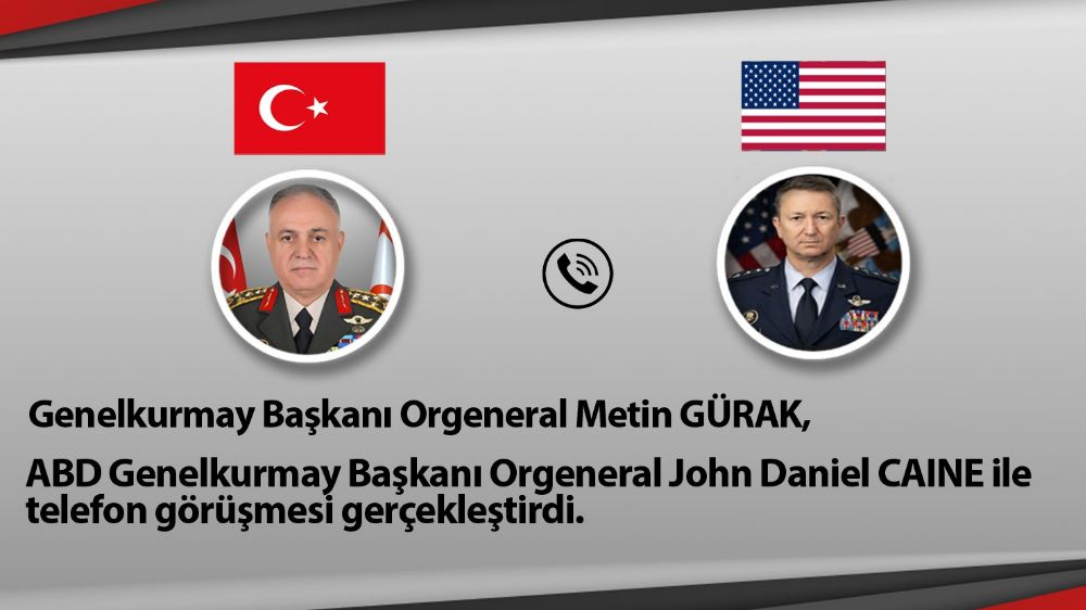 Genelkurmay Başkanı Gürak, ABD’li mevkidaşı ile görüştü