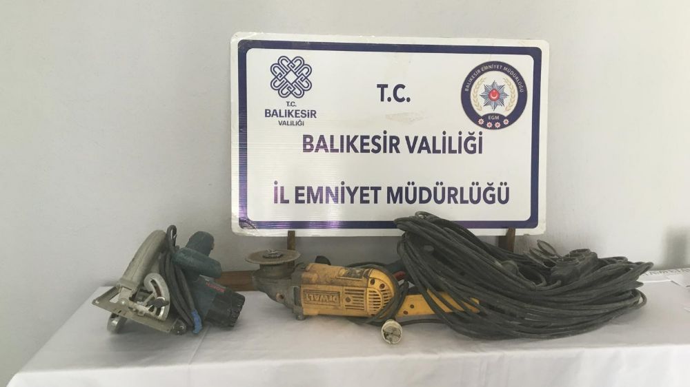 Gönen’de faili meçhul hırsızlıklar çözüldü