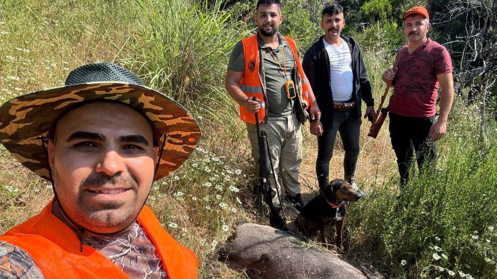 Gündoğmuş’ta domuz sürek avı düzenlendi