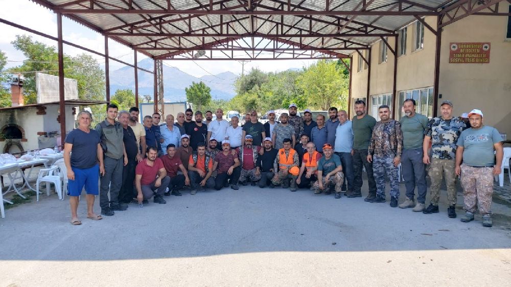 Gündoğmuş’ta domuz sürek avı düzenlendi