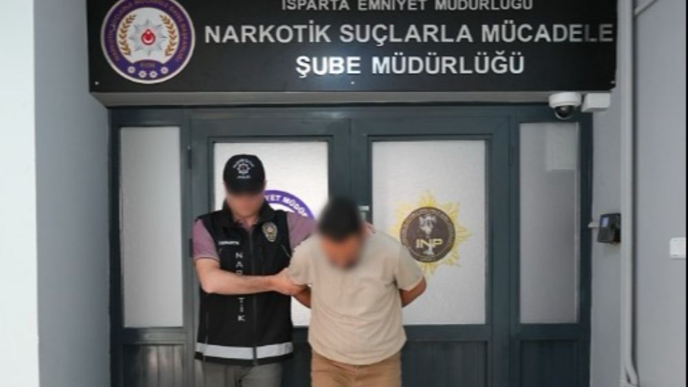 Isparta’da uyuşturucu operasyonunda 1 kişi tutuklandı