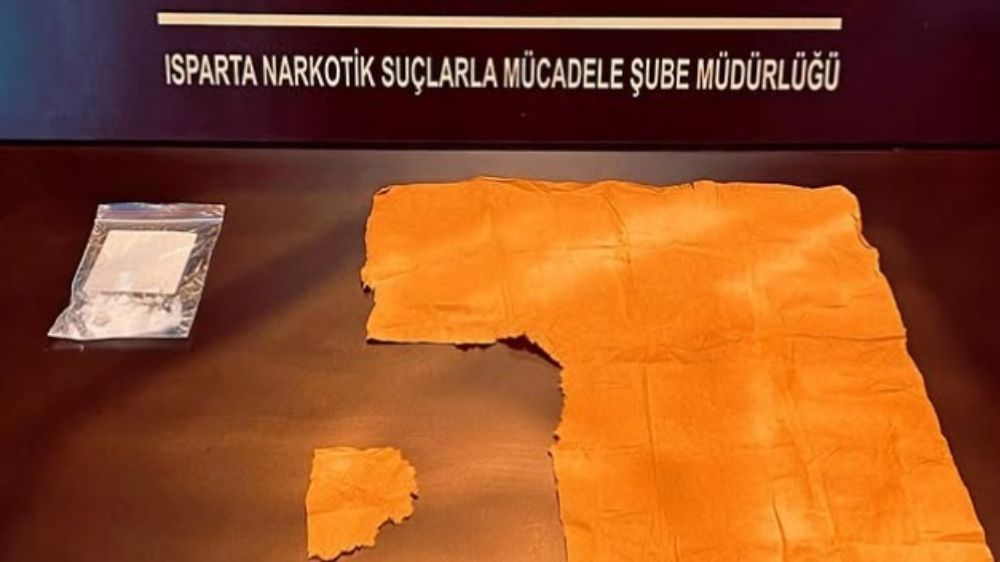  Isparta'da uyuşturucu operasyonunda 2 gözaltı