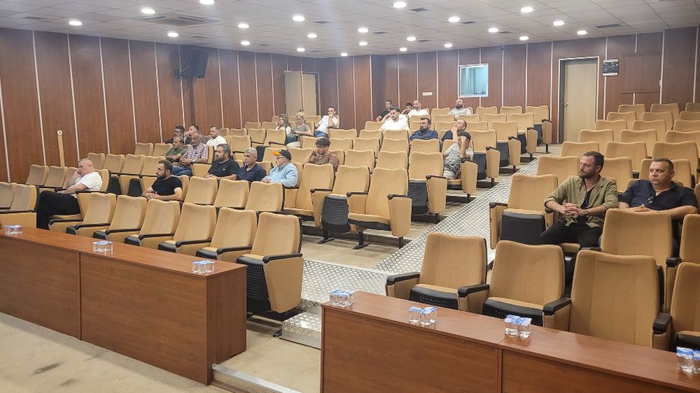 İtfaiyeden, belediye personeline yangın eğitimi