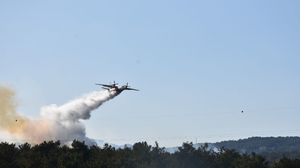 İzmir’de orman yangını kontrol altında
