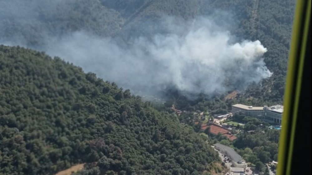  İzmir’de orman yangını: Müdahale sürüyor