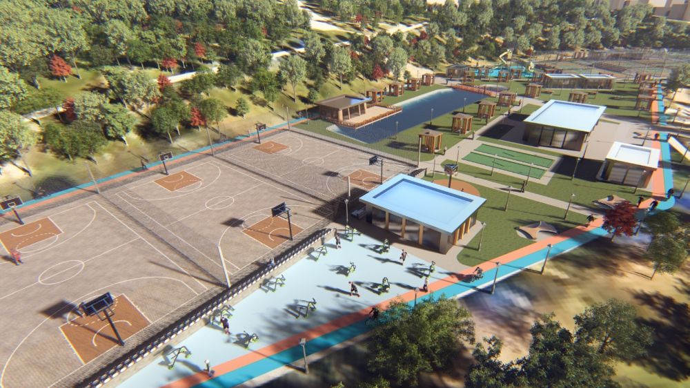 Kahramanmaraş'ta 15 Temmuz Spor Vadisi yapılıyor