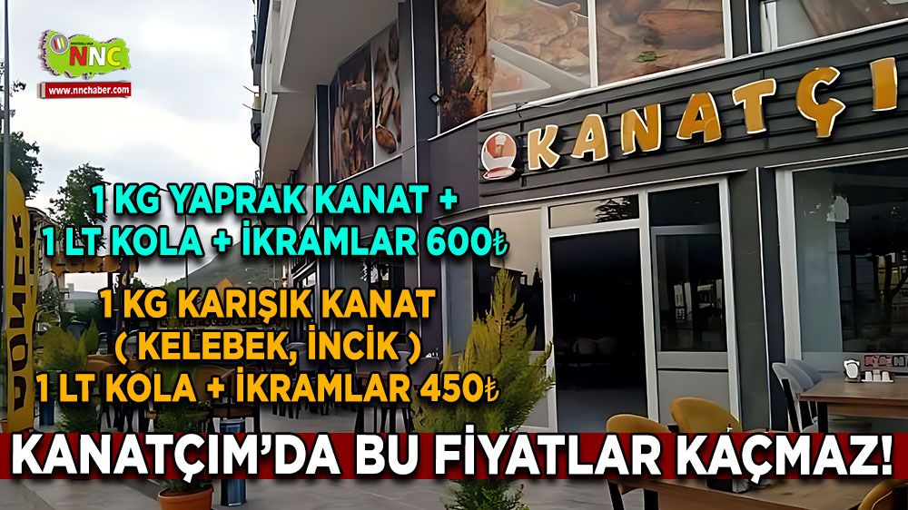 Kanatçım’da bu fiyatlar kaçmaz 1 kg'lık tavuk menüler sizi bekliyor