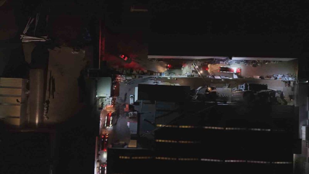 Kayseri’de ahşap fabrikasında korkutan yangın