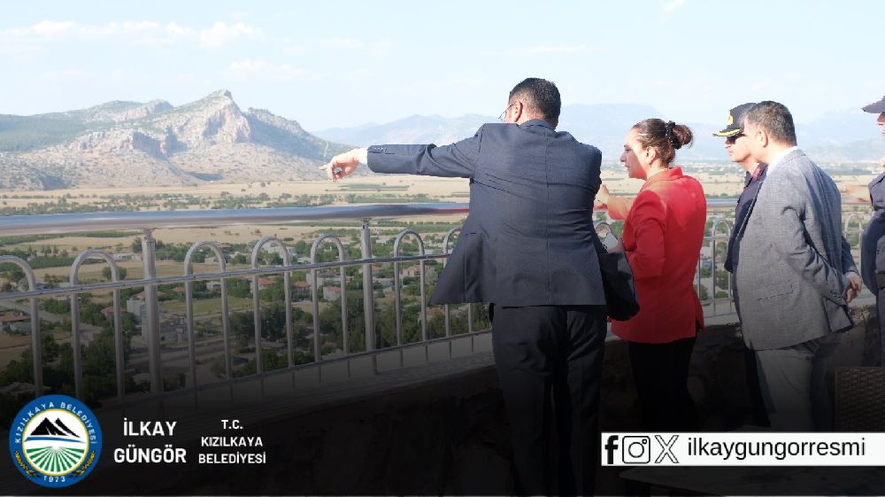 Kızılkaya’da projeler yerinde incelendi Seyir terasında anlamlı buluşma