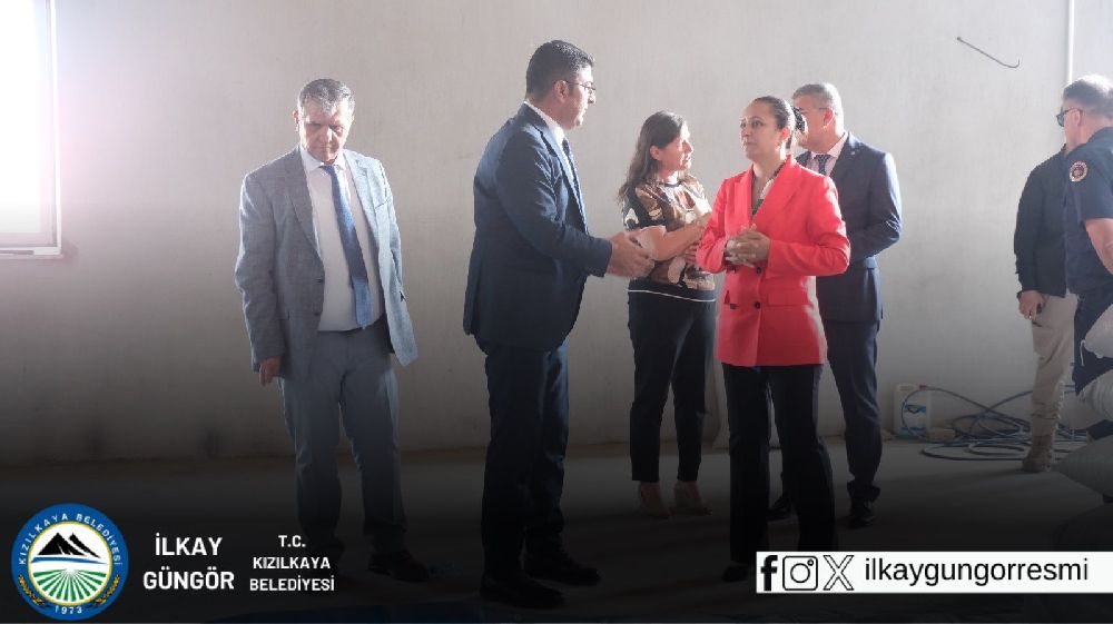 Kızılkaya’da projeler yerinde incelendi Seyir terasında anlamlı buluşma