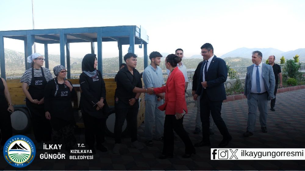 Kızılkaya’da projeler yerinde incelendi Seyir terasında anlamlı buluşma