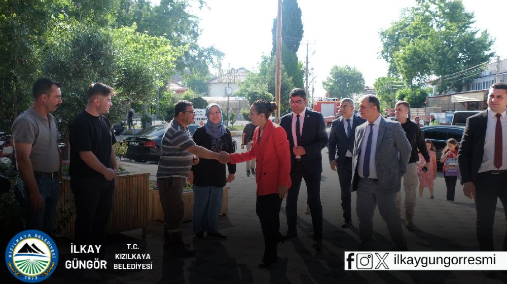 Kızılkaya’da projeler yerinde incelendi Seyir terasında anlamlı buluşma