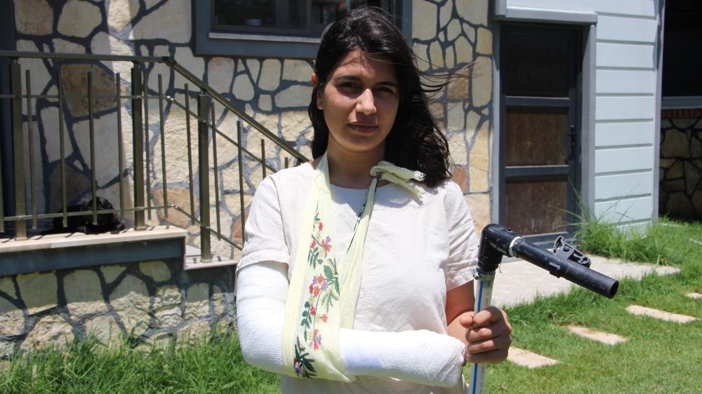 Komşuların 'hortum' kavgası