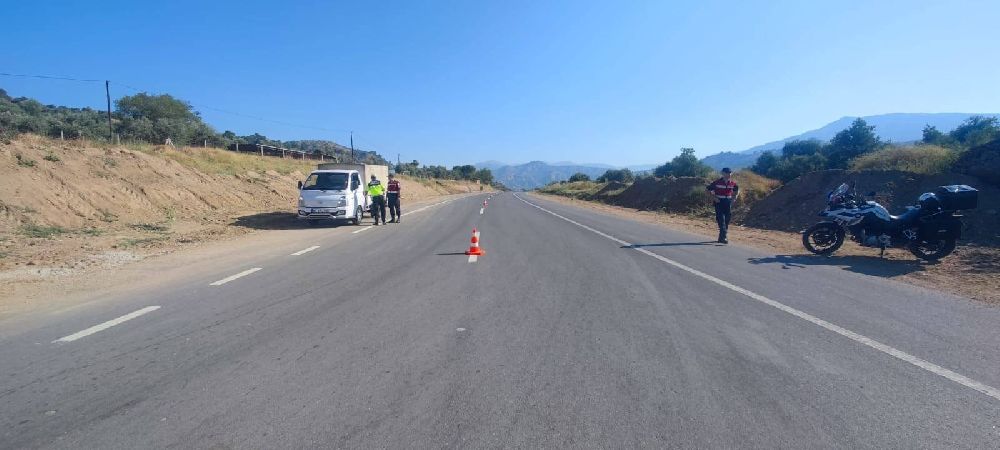 Köşk’te şok trafik uygulaması