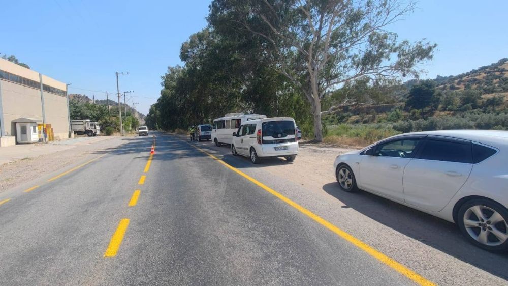 Köşk’te şok trafik uygulaması