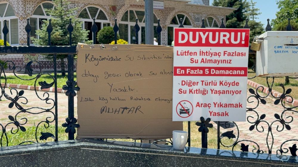 Kuraklığa çare arayan köylülerden yağmur duası