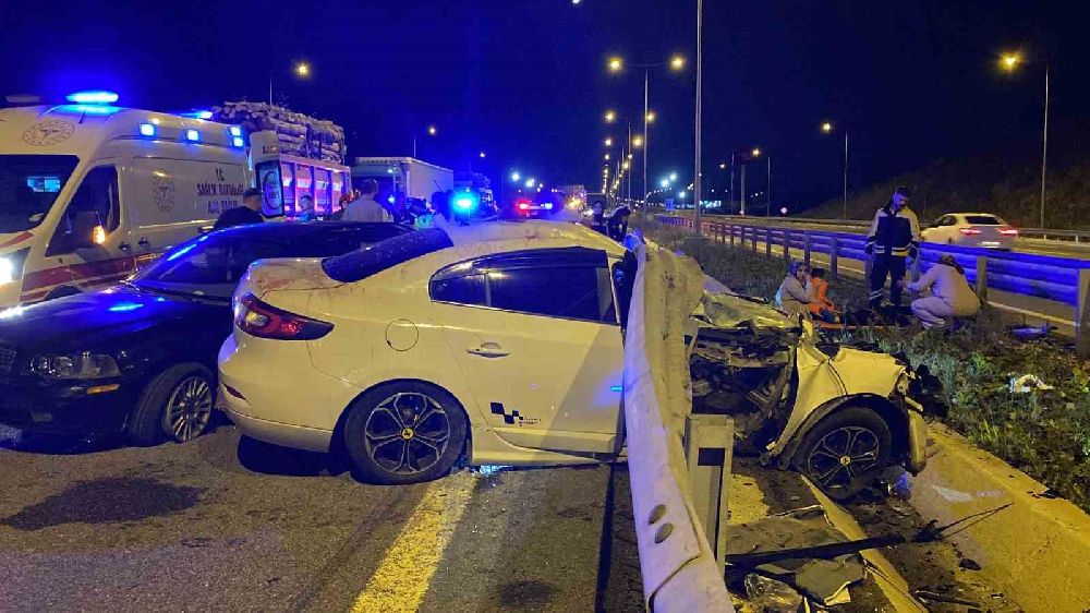 Kuzey Marmara’da zincirleme feci kazada 4’ü çocuk 12 yaralandı