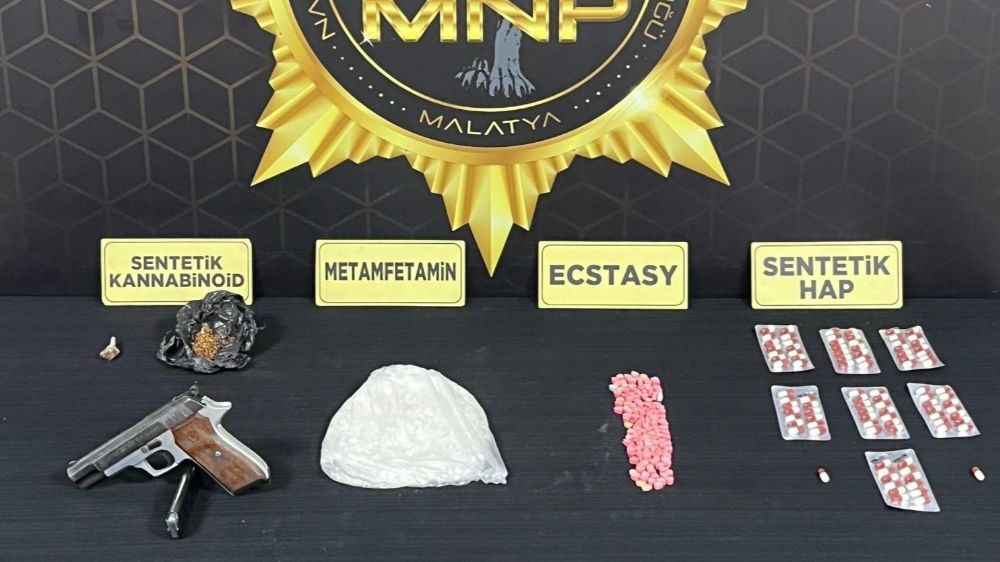 Malatya’da uyuşturucu operasyonu: 4 gözaltı
