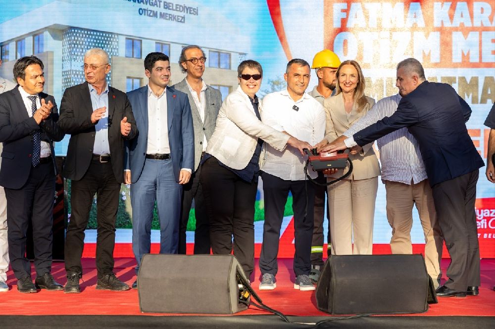 Manavgat Belediyesi Fatma Karamancı Otizm Merkezi'nin temeli atıldı