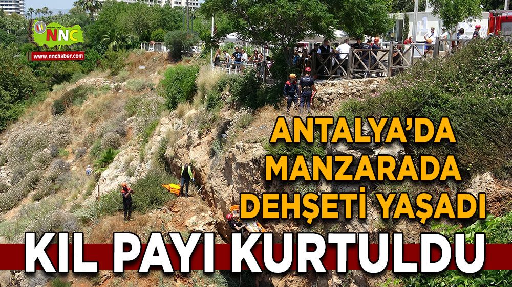 Manzarada dehşeti yaşadı Kıl payı kurtuldu