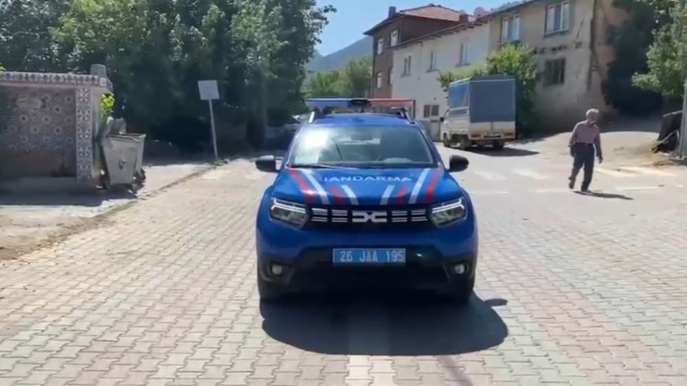 Mihalgazi'de orman yangınlarına karşı jandarmadan uyarı anonsları