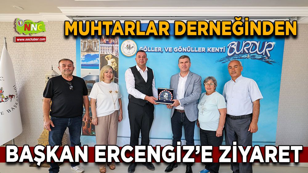 Muhtarlar Derneğinden Başkan Ercengiz’e Ziyaret