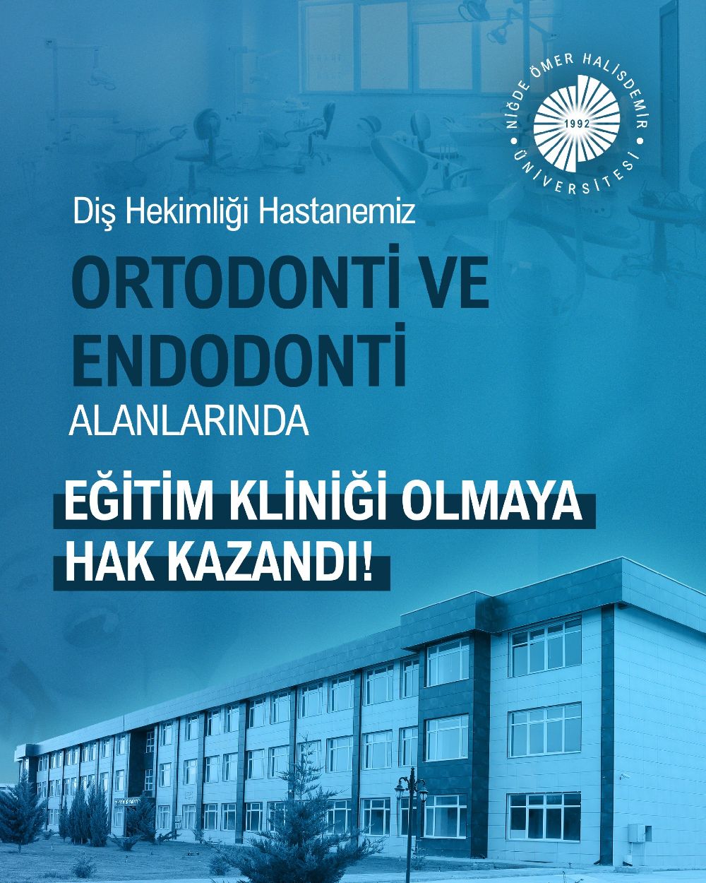 NÖHÜ Diş Hastanesi ilklere imza atmaya devam ediyor