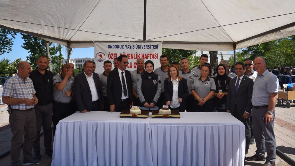 OMÜ'de Özel Güvenlik Haftası kutlandı