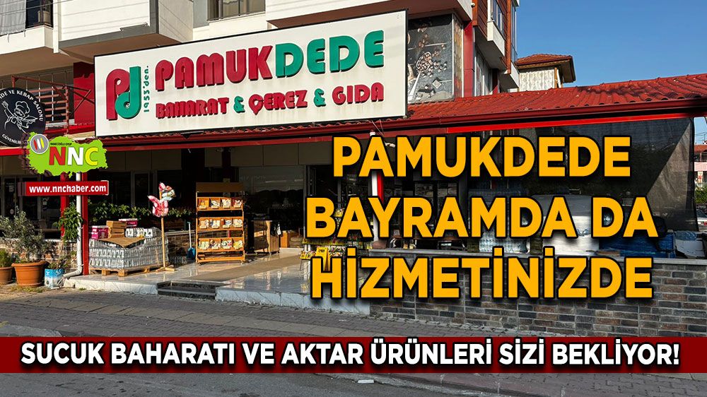 Pamukdede bayramda da hizmetinizde Sucuk baharatı ve aktar ürünleri sizi bekliyor!