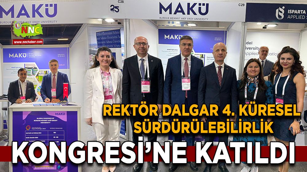 Rektör Dalgar 4. Küresel Sürdürülebilirlik Kongresi’ne katıldı