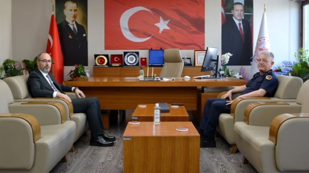 Sağlık Müdürü Öztürk'e hayırlı olsun ziyareti