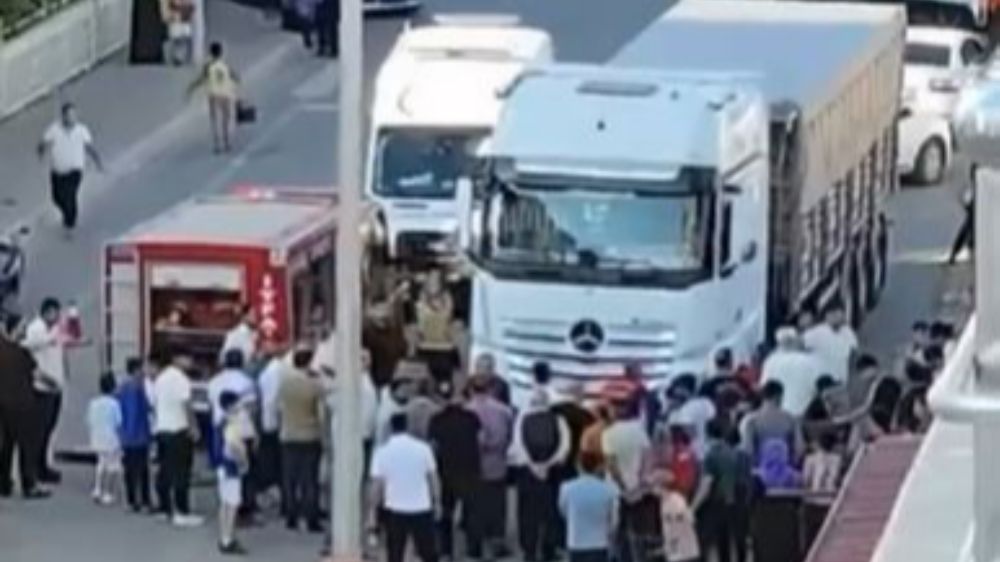 Siverek'te tırın çarptığı yaşlı kadın ağır yaralandı