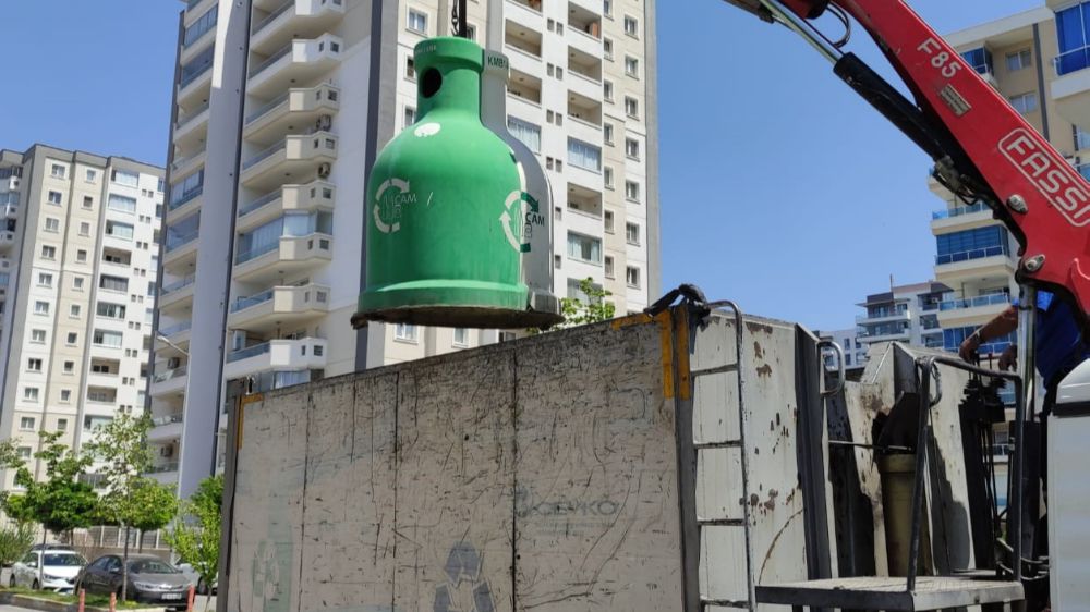 Söke'de 13 ton cam atık geri dönüşüme kazandırıldı