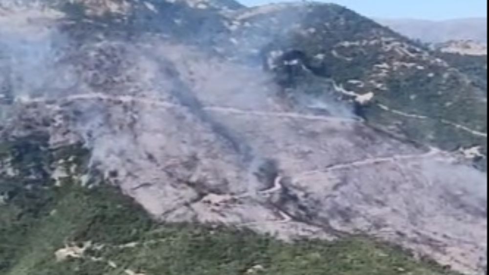 Sultanhisar yangınına müdahale sürüyor