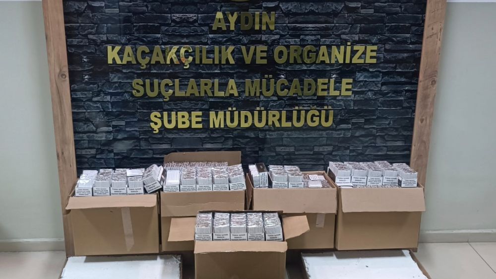 Şüphe üzerine durdurulan araçta, 77 bin adet makaron ele geçirildi