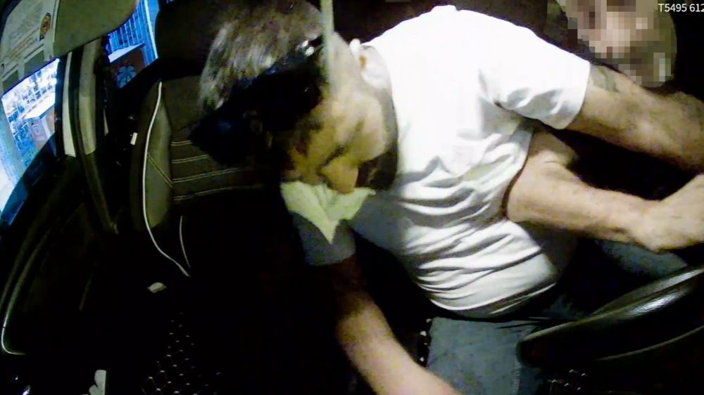 Taksiciye dehşet yaşattı