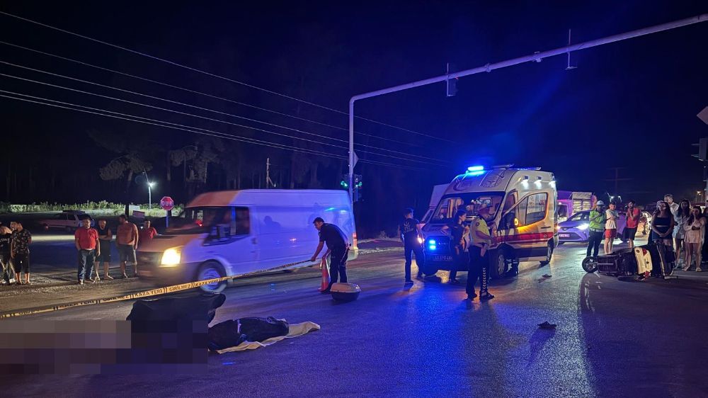 Tırla çarpışan motosiklet sürücüsü hayatını kaybetti