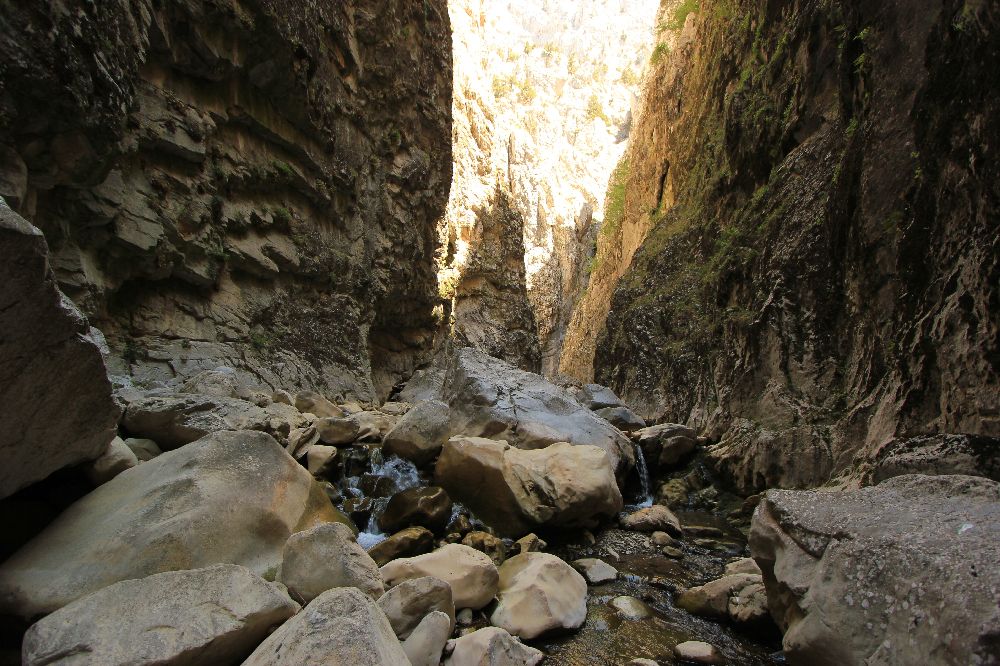 Tokalı Kanyonu görsel şölen oluşturdu