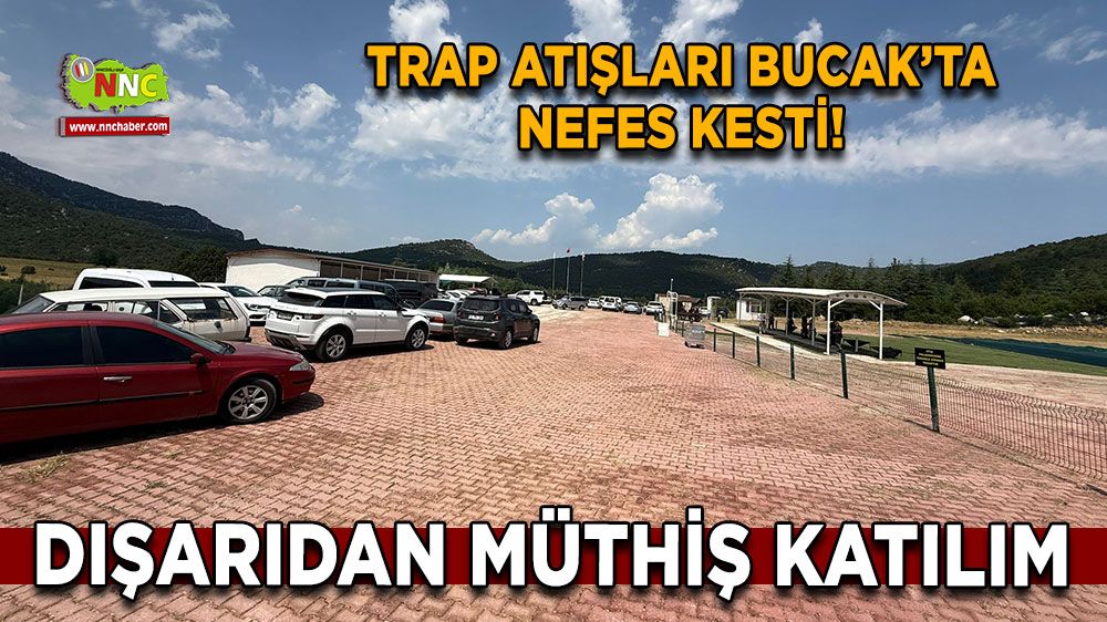 Trap atışları Burdur Bucak’ta nefes kesti! Dışarıdan müthiş katılım