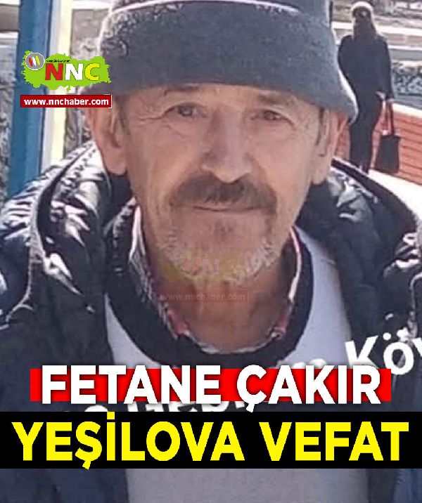 Yeşilova Vefat İbrahim Çetin