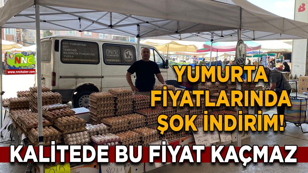 Yumurta fiyatlarında şok indirim! Kalitede bu fiyat kaçmaz