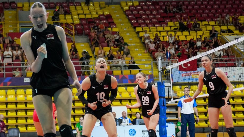18 Yaş Altı Kız Voleybol Milli Takımı, tarihinde 3. kez EYOF şampiyonu