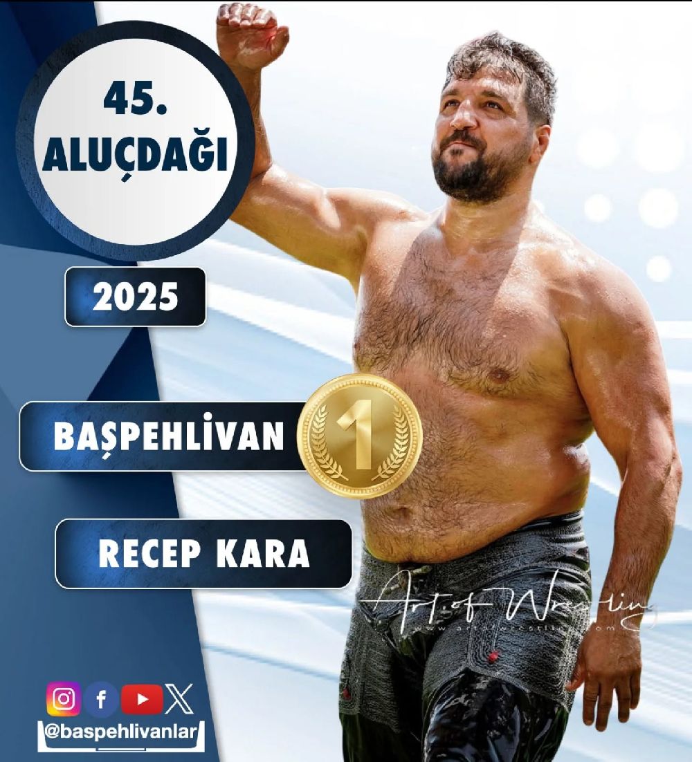 2025 yıl Ankara 45. Çamlıdere Aluçdağı Yağlı Güreşleri’nin Başpehlivanı kim oldu