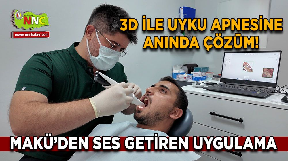 3D ile uyku apnesine anında çözüm! MAKÜ’den Türkiye’de ses getiren uygulama