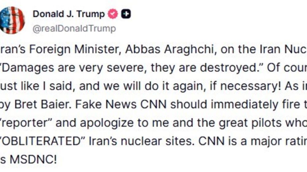ABD Başkanı Trump’tan İran’ın nükleer tesislerini hedef alan saldırılarla ilgili açıklama